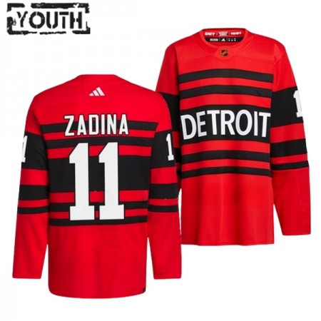 Lasten NHL Detroit Red Wings Pelipaita Filip Zadina 11 Reverse Retro 2.0 Adidas 2022-23 Punainen Authentic Lasten NHL Detroit Red Wings Pelipaita Filip Zadina 11 Reverse Retro 2.0 Adidas 2022-23 Punainen Authentic